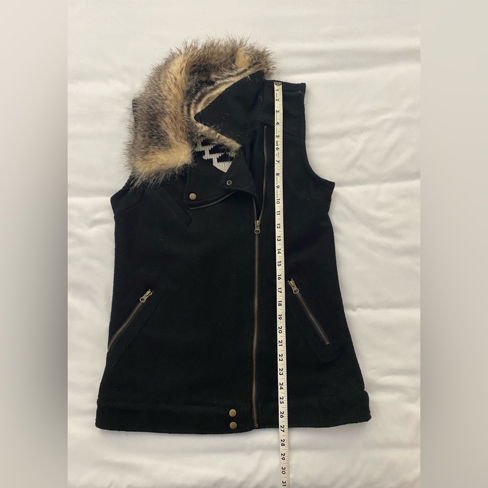 Thread & Supply Black Vest Size Large - Picture 4 of 8